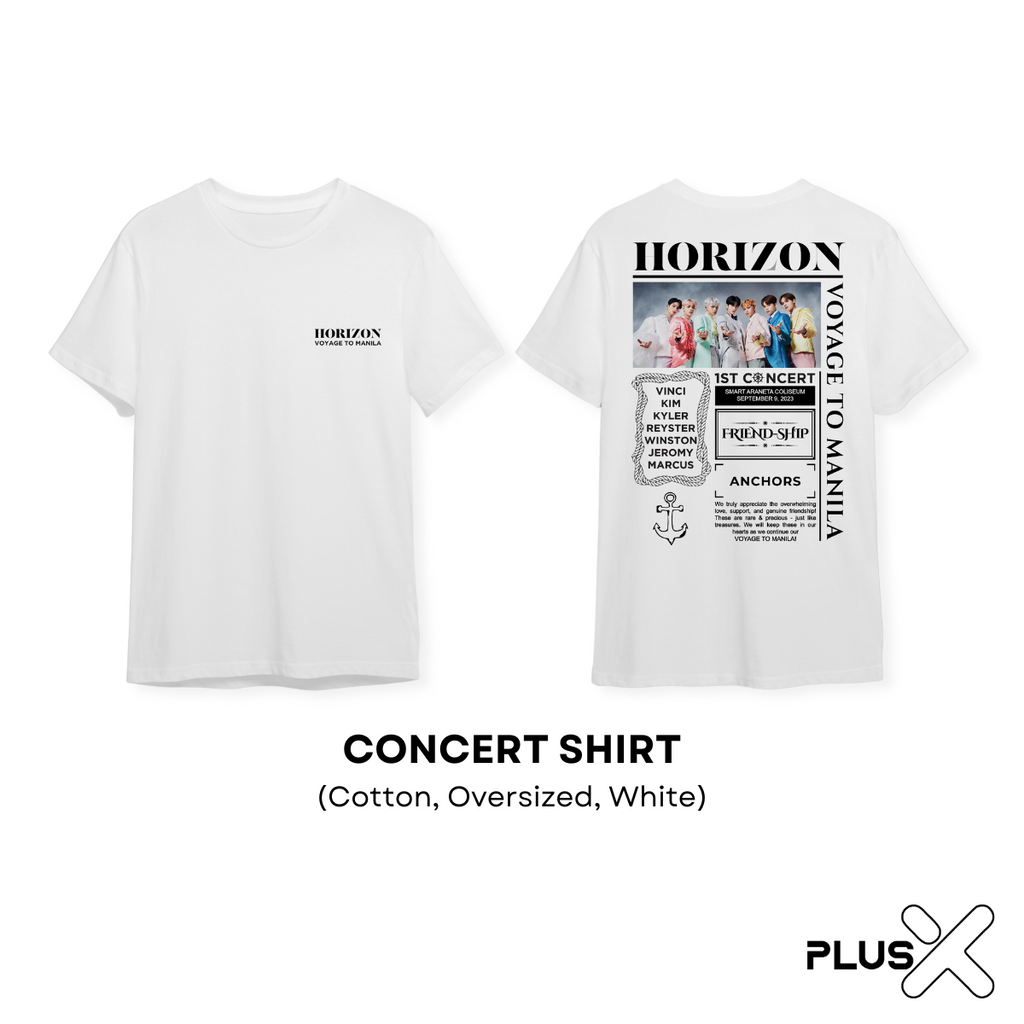 HORI7ON Voyage To Manila Official Concert Shirt